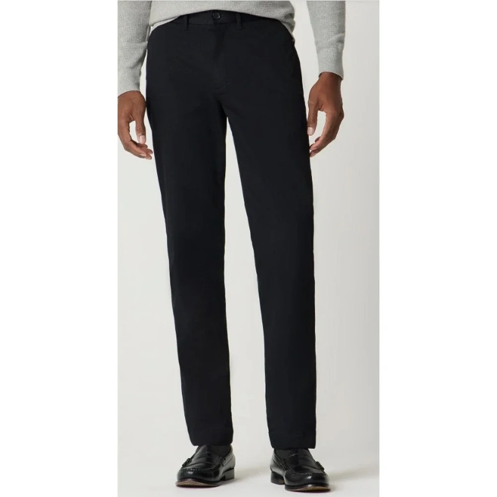 J.CREW Straight-fit Original Chino Pant 33x34 Black NEW Preppy Casual CO400